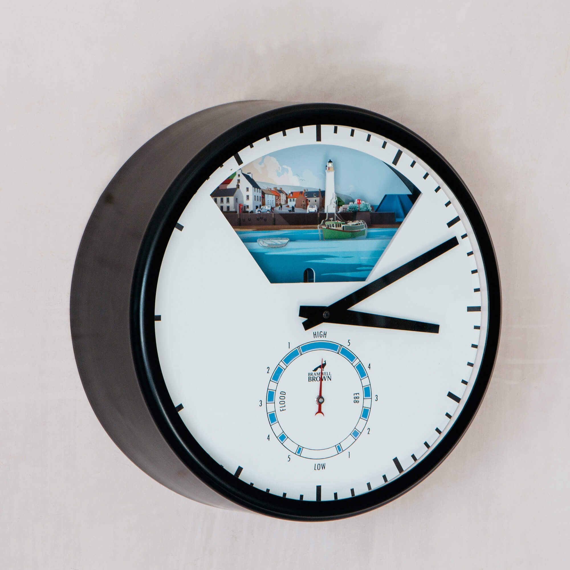 Black Tide Wall Clock