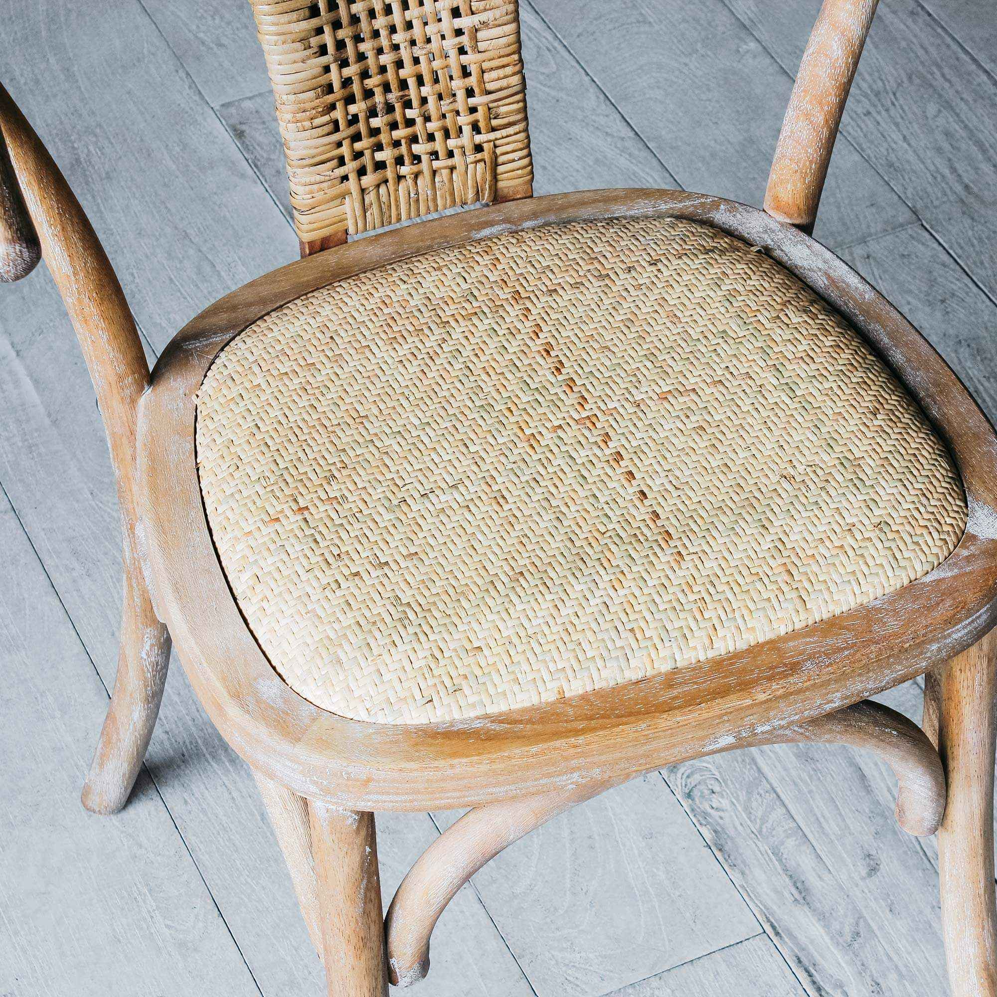 Lucien Rubber Wood Wishbone Chair
