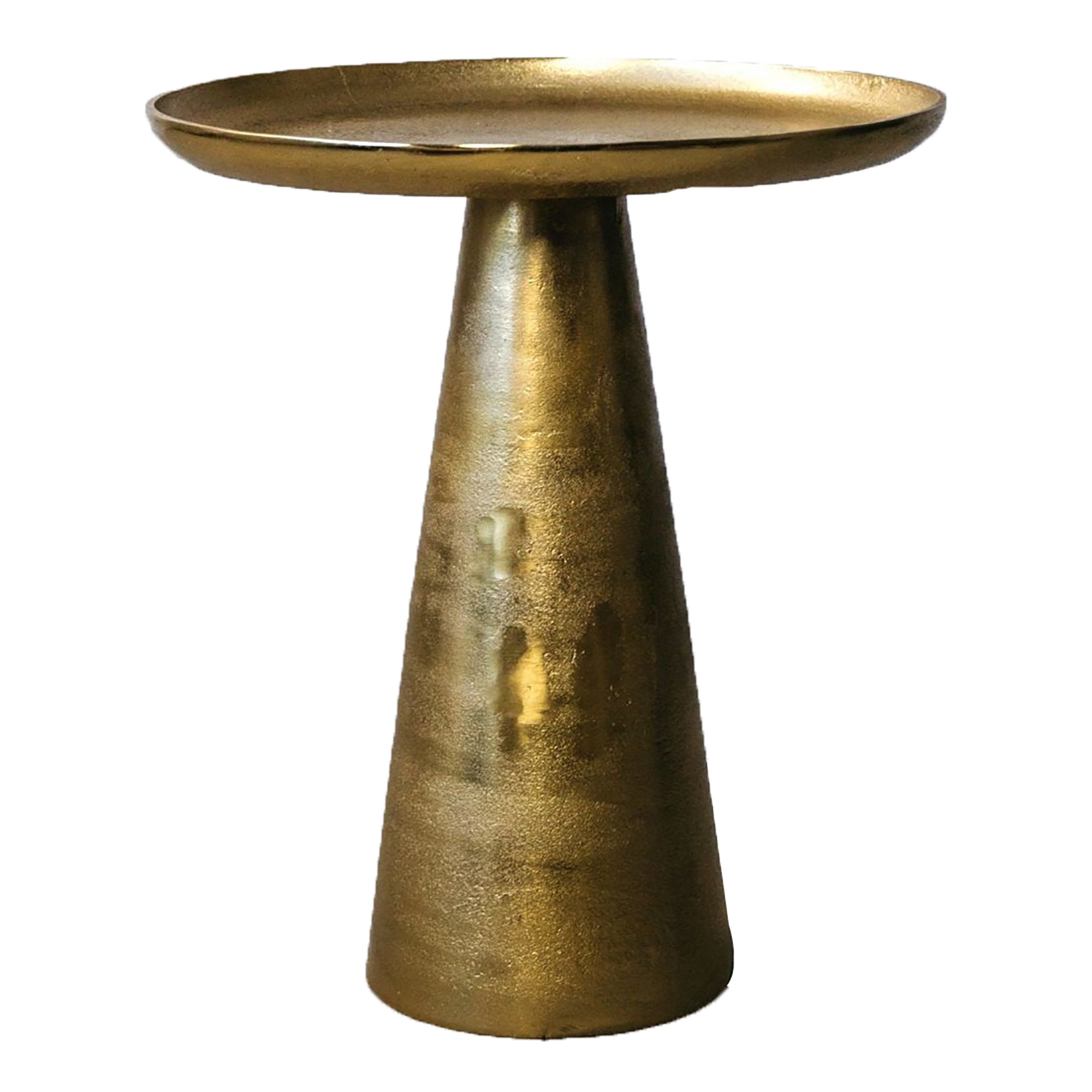 Plateau Brass Aluminium Side Table