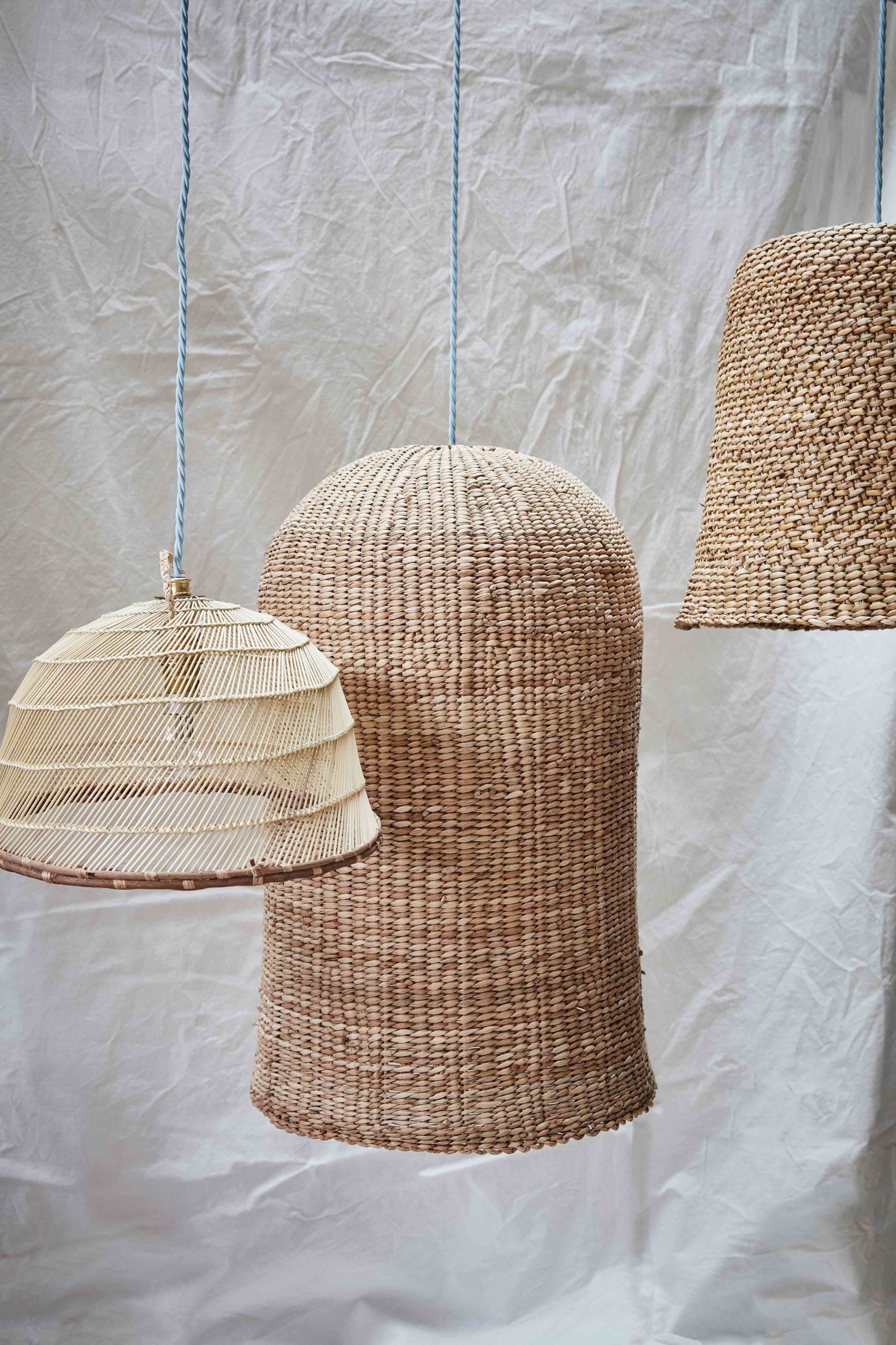 Bell Shade Reed Lampshade - 30cm