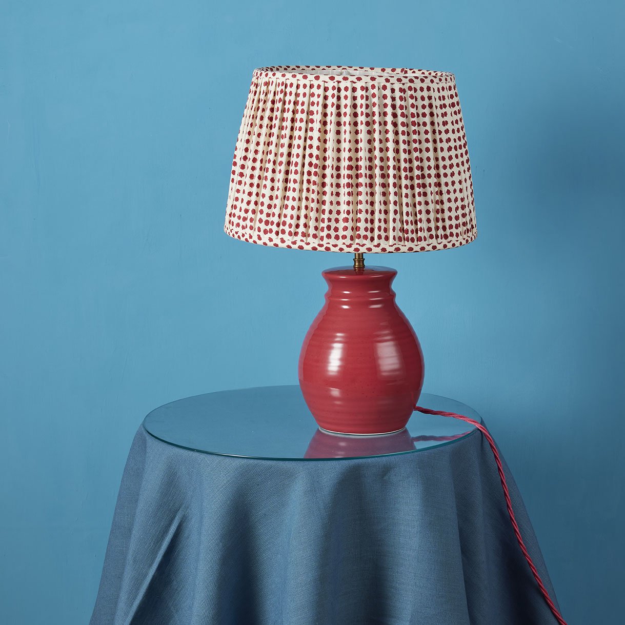 Lampshade Pleated Seed Iron Large