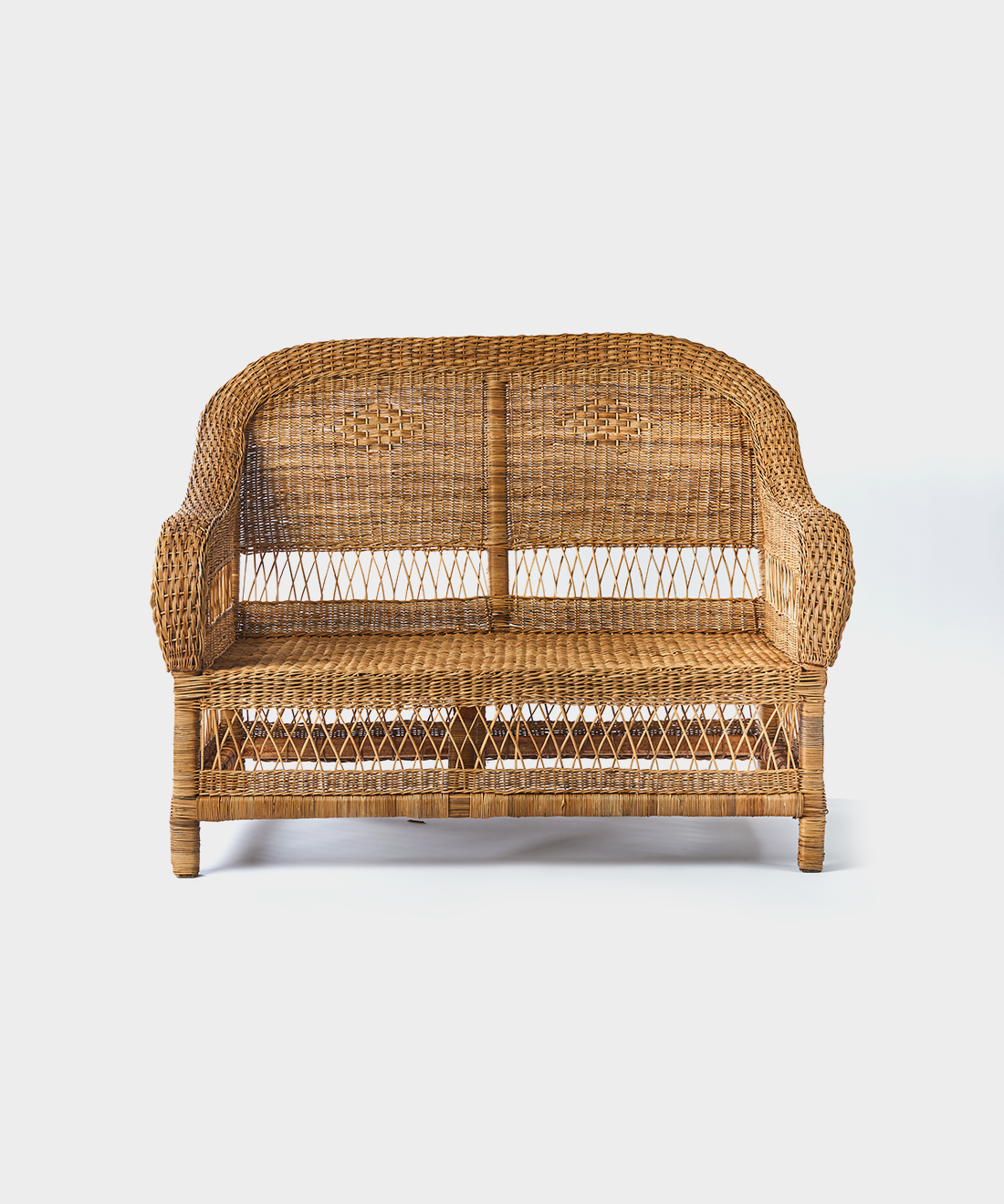 Classic Open Weave 2 Seater in Natural