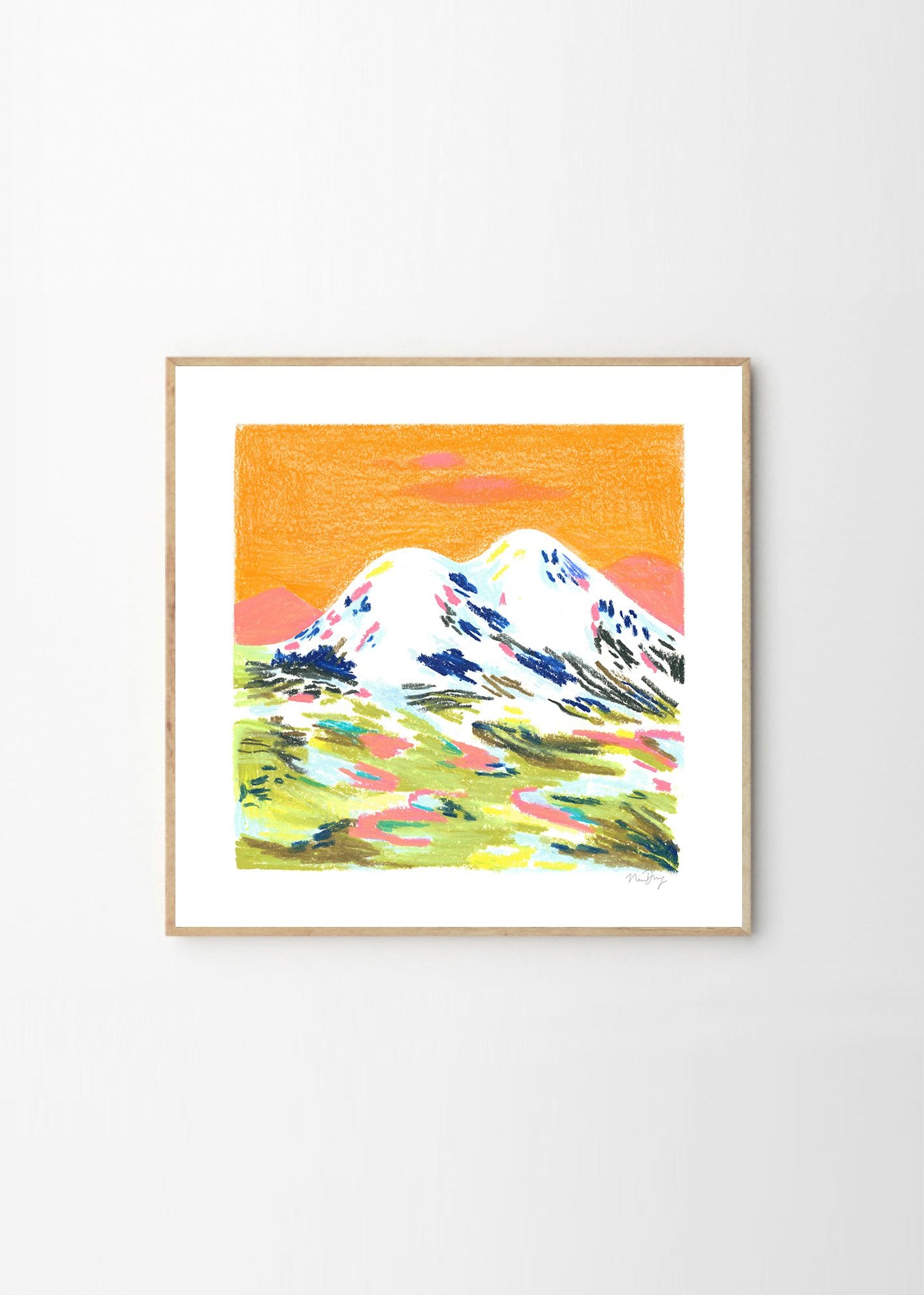 Orange Mountain by Nina Dissing