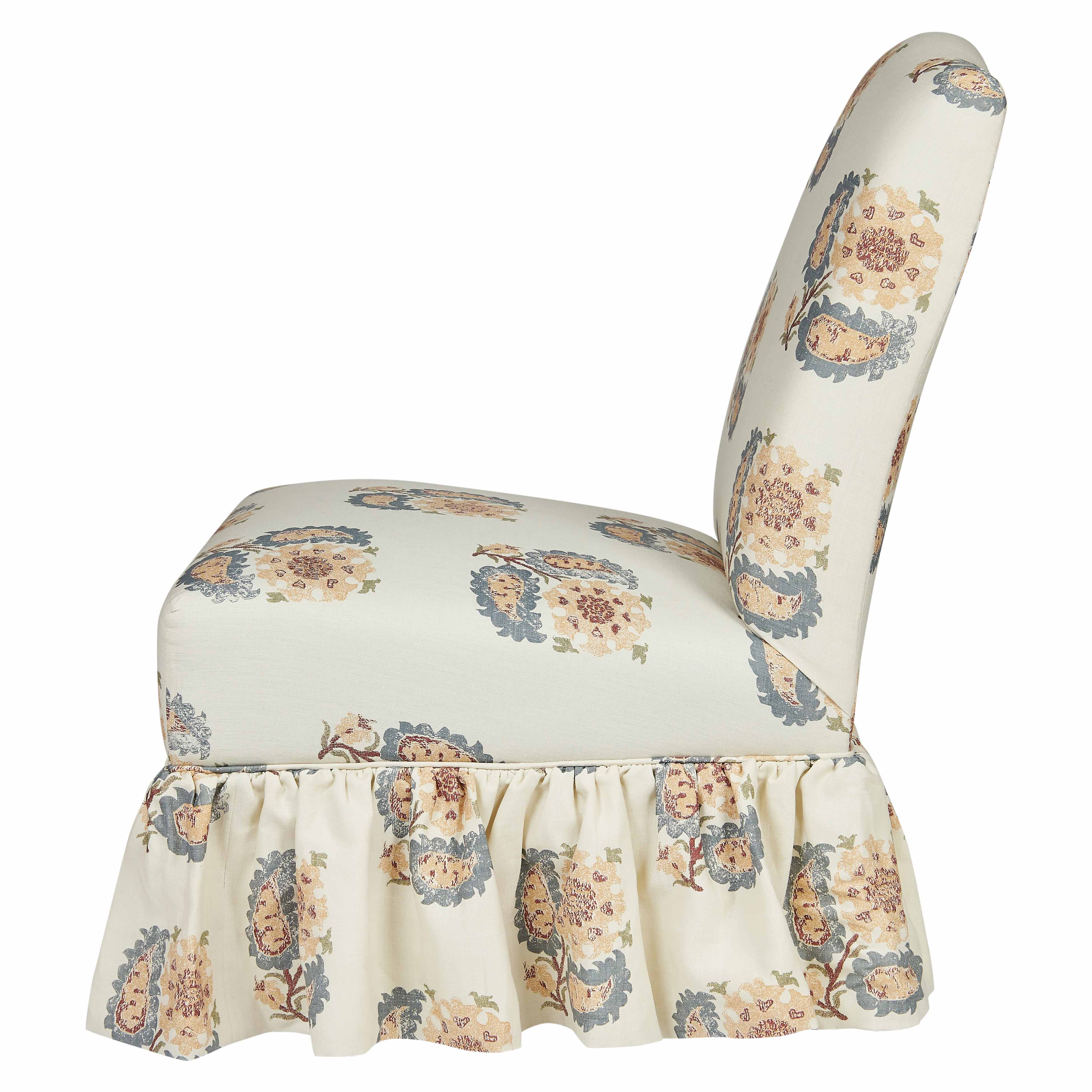 Skirted slipper online chair