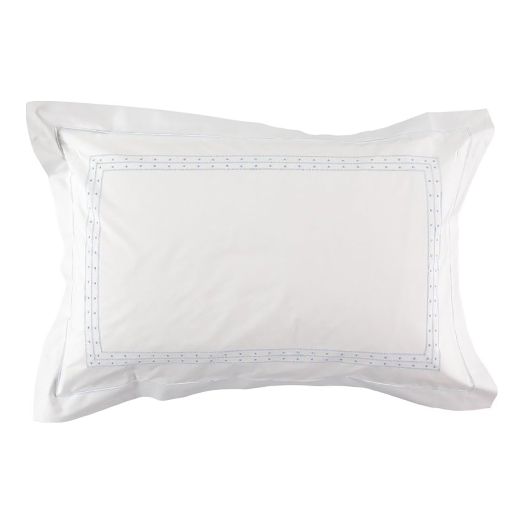 Matilda Blue Cotton Pillowcase - Super King Size