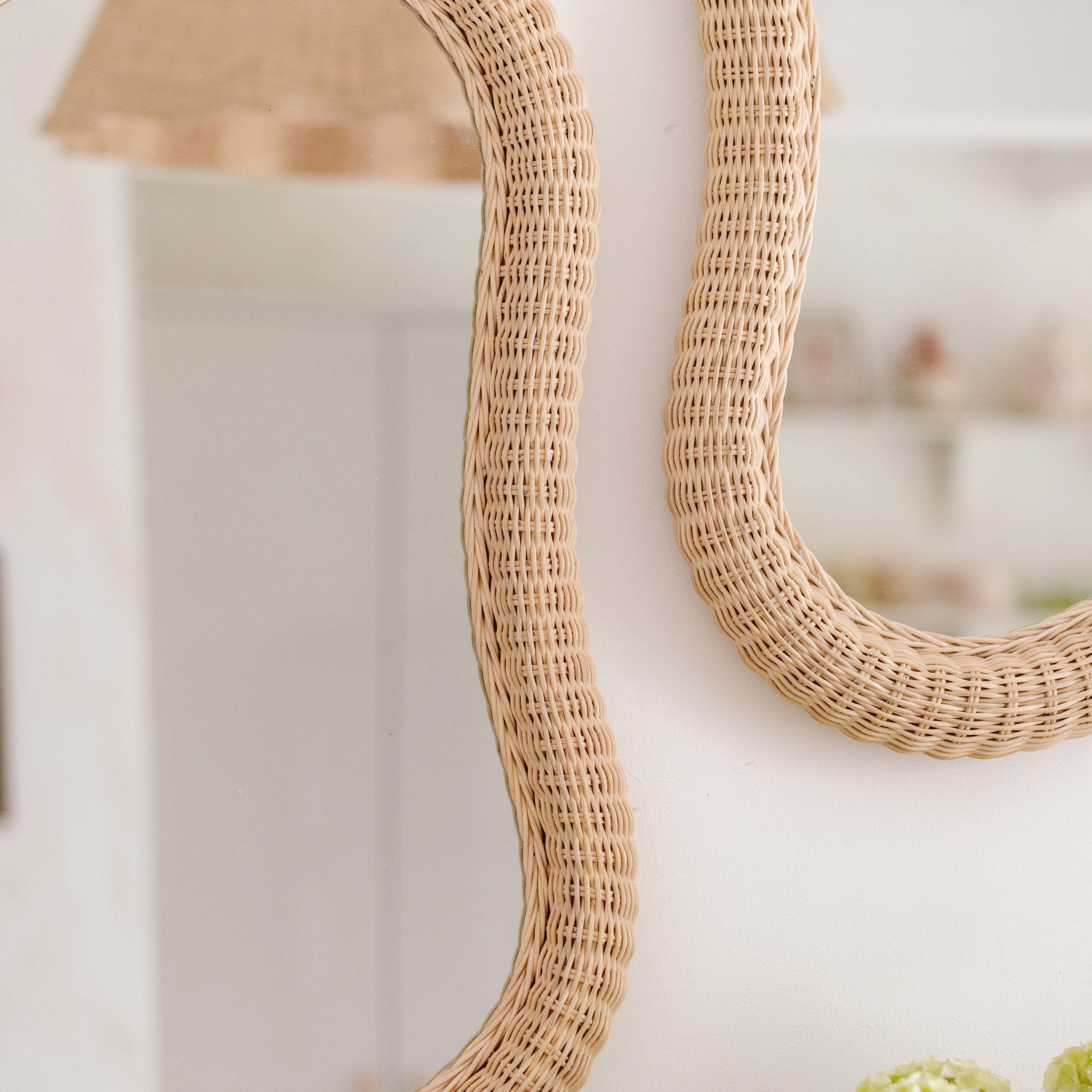 Joy Rattan Asymmetric Mirror (Large)