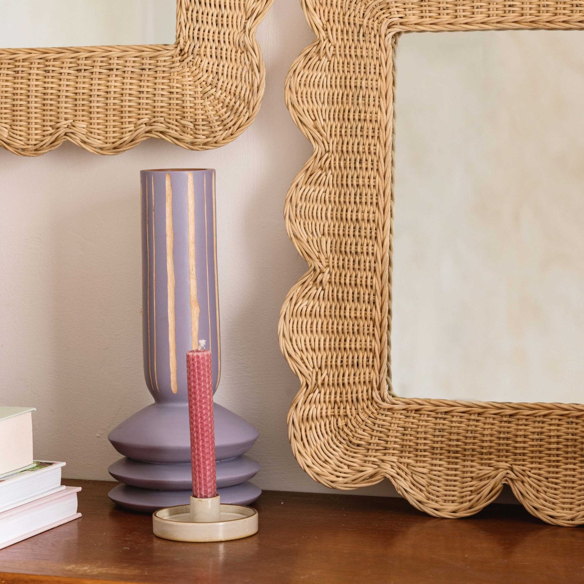 Mimi Scalloped Mirror (Medium)