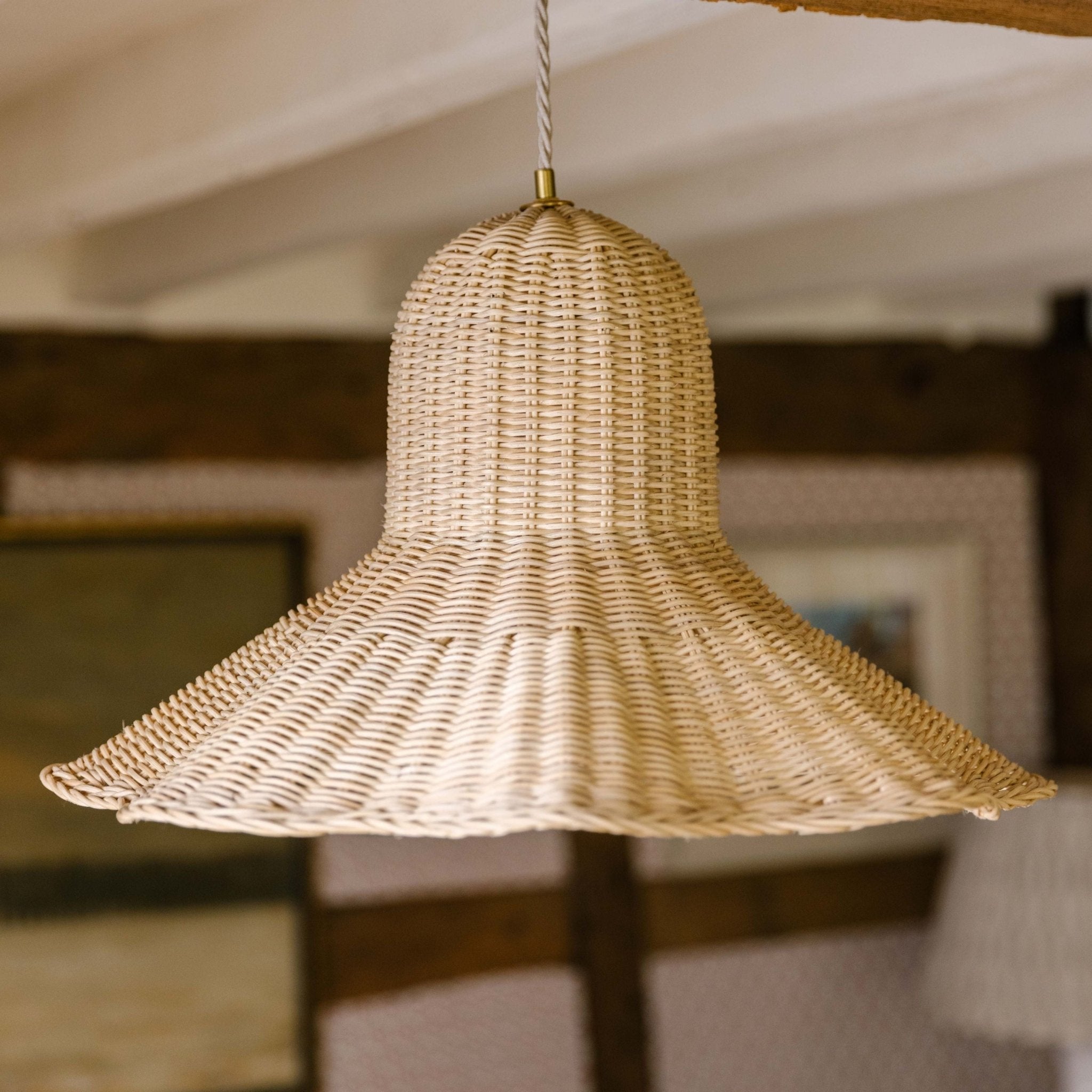 Octavia Rattan Pendant Shade (Large)