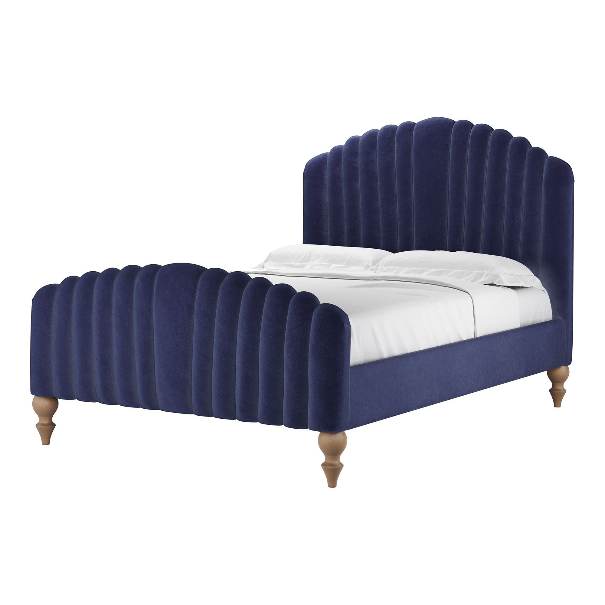 Rosalie velvet outlet platform bed