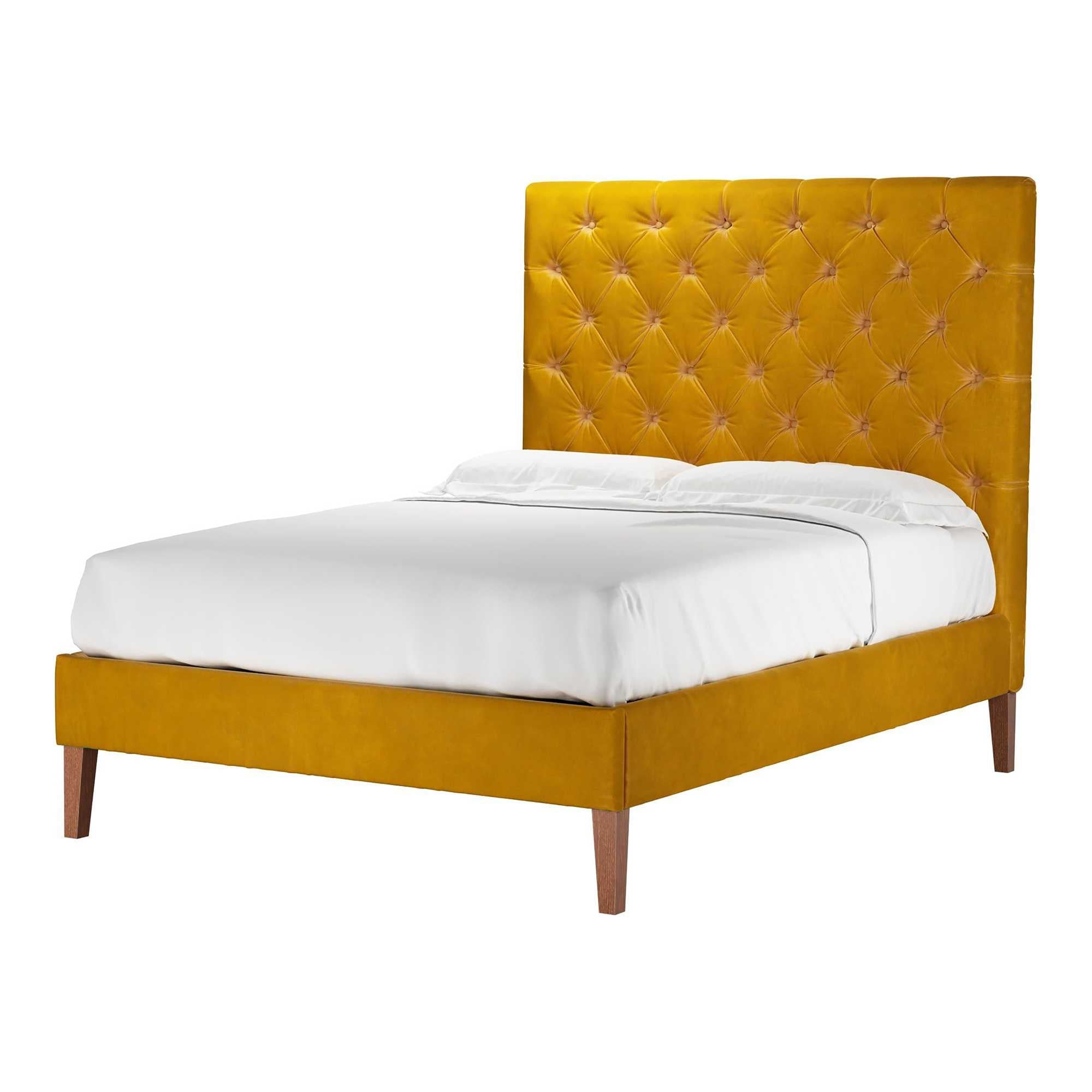 Rosalie Smart Velvet Bed - Double Size