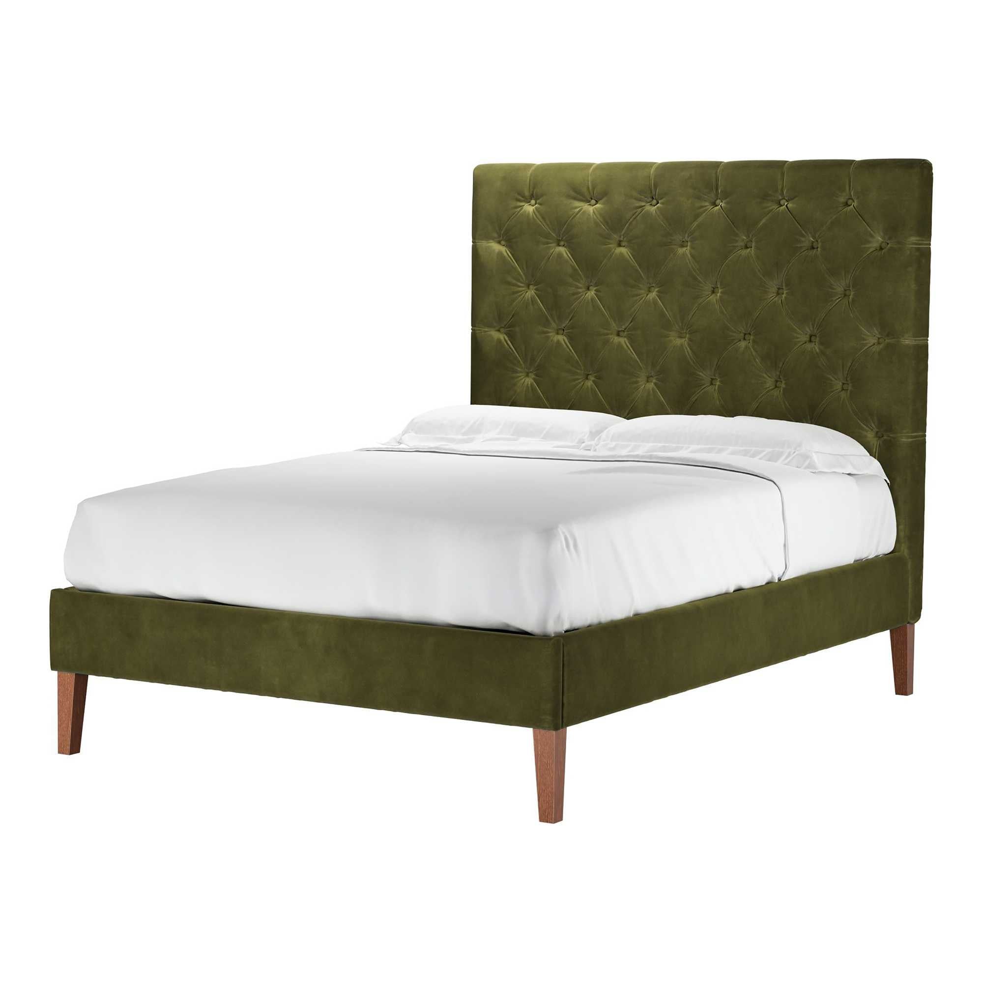 Rosalie velvet outlet platform bed