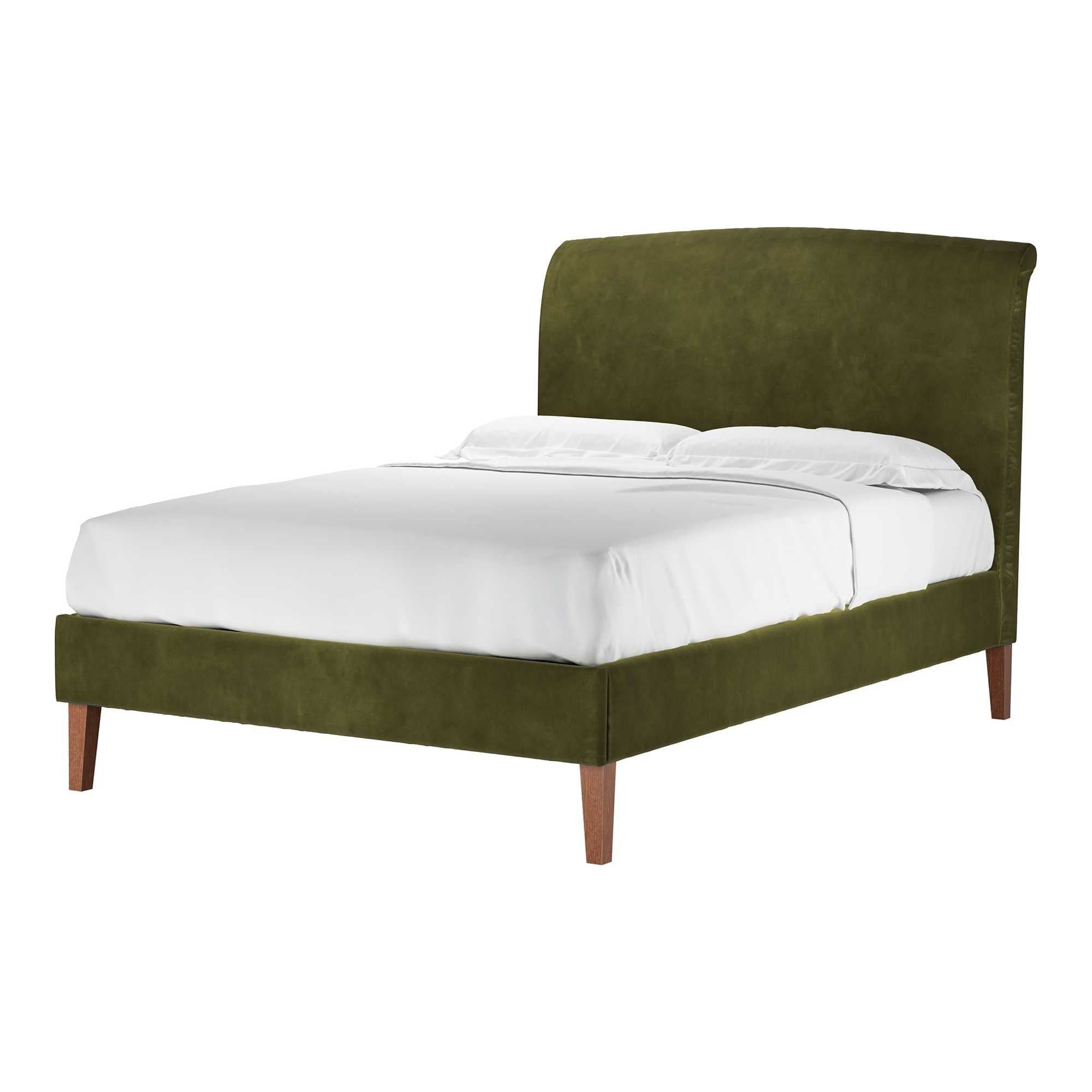 Thea Smart Velvet Bed - Double Size