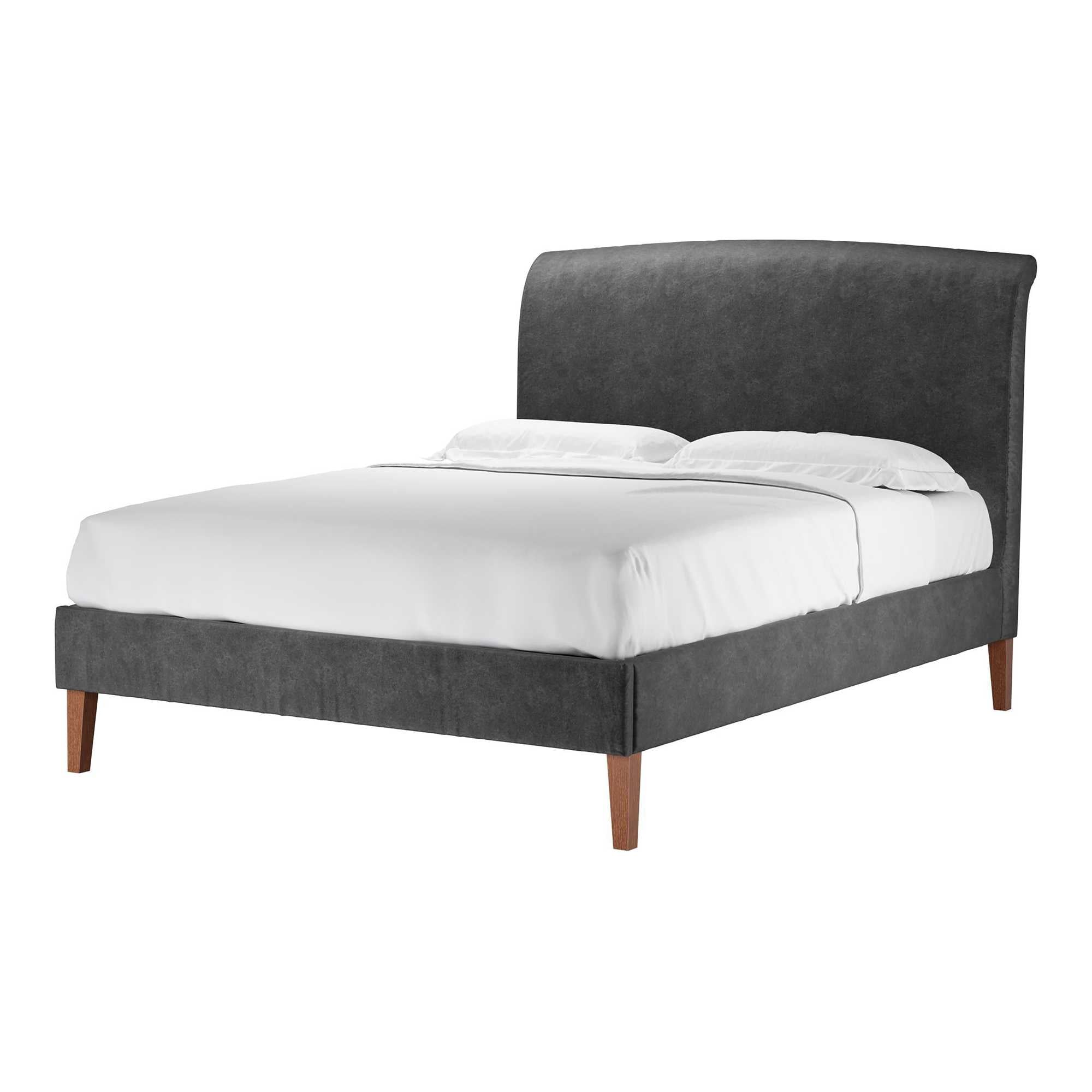 Thea Smart Velvet Bed - King Size