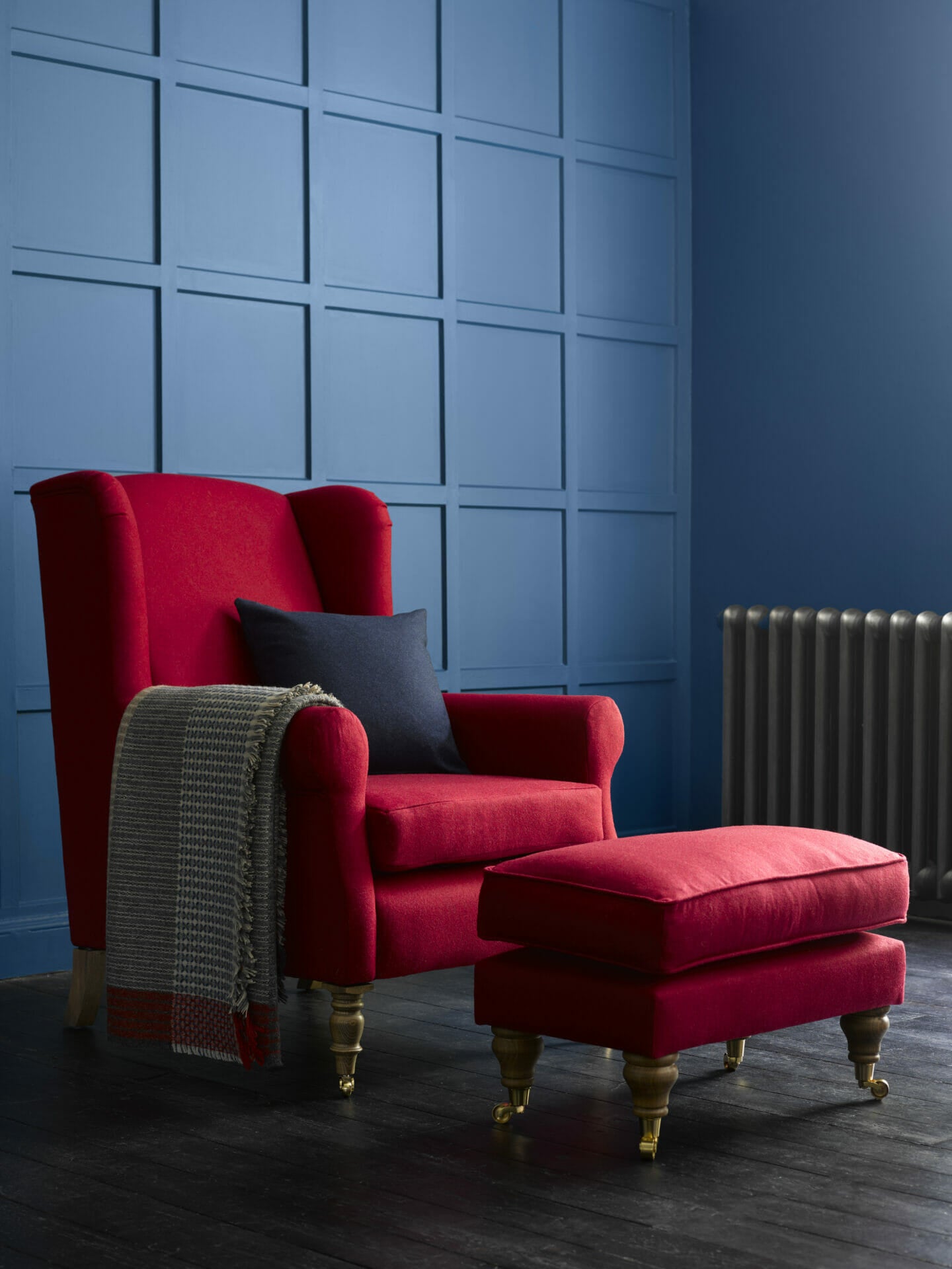 Duke Cotton Matt Velvet Armchair