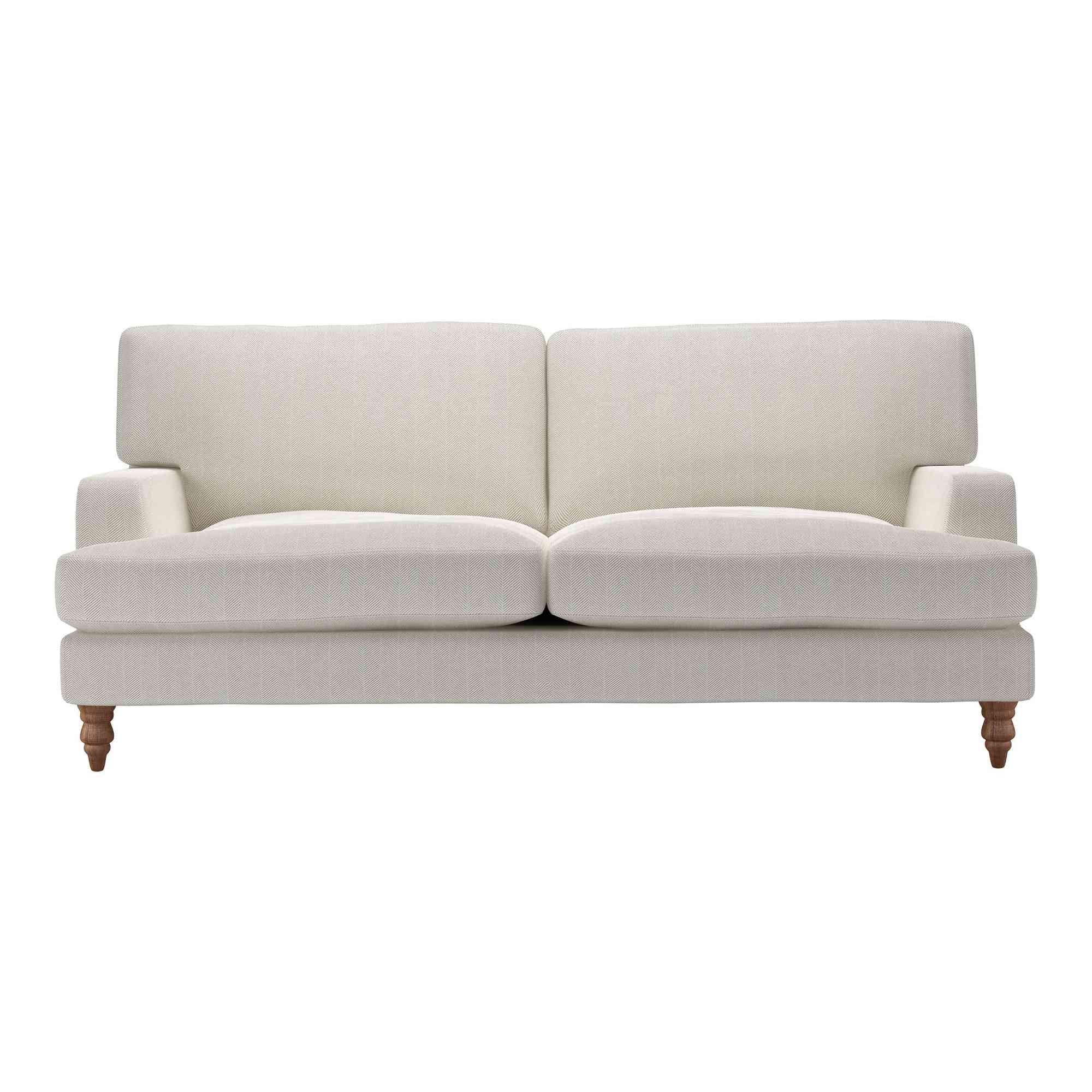Isla Clay House Herringbone Weave Sofa - 3 Seater