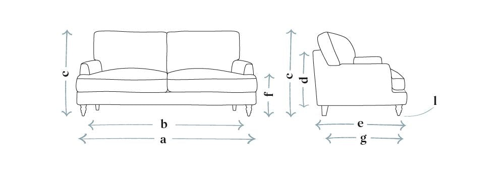 Isla Smart Velvet Sofa - 3 Seater